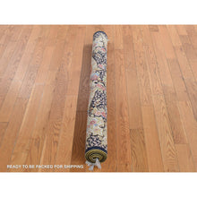 Load image into Gallery viewer, 4&#39;1&quot;x6&#39;4&quot; Ajax Red, Kashan Design, 400 Kpsi, Pure Silk, Hand Knotted, Oriental Rug FWR485358