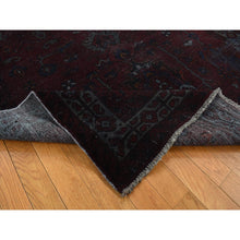 Load image into Gallery viewer, 5&#39;4&quot;x9&#39;5&quot; Wine Red, Overdyed Dark Persian Bakhtiar with Some Wear, Handmade, Pure Wool, Wide and Long Oriental Rug FWR485376