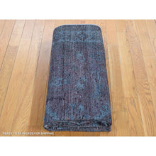Load image into Gallery viewer, 5&#39;4&quot;x9&#39;5&quot; Wine Red, Overdyed Dark Persian Bakhtiar with Some Wear, Handmade, Pure Wool, Wide and Long Oriental Rug FWR485376