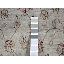 Load image into Gallery viewer, 2&#39;8&quot;x13&#39; Agreeable Gray, Overdyed Ziegler Mahal, Pure Wool, Hand Knotted, Runner Oriental Rug FWR485592