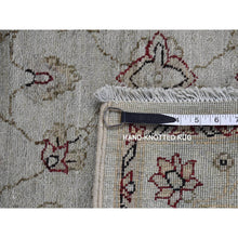 Load image into Gallery viewer, 2&#39;8&quot;x13&#39; Agreeable Gray, Overdyed Ziegler Mahal, Pure Wool, Hand Knotted, Runner Oriental Rug FWR485592
