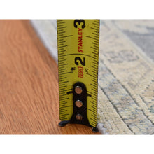 Load image into Gallery viewer, 6&#39;1&quot;x8&#39;9&quot; Battleship Gray, Hand Knotted, Oushak Influence, Pure Silk And Textured Wool, Oriental Rug FWR485940