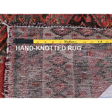 Load image into Gallery viewer, 5&#39;2&quot;x7&#39;2&quot; Brick Red, Antiqued Fine Heriz Re-Creation with All Over Vines Design, Soft Pile, Hand Knotted, Hand Spun New Zealand Wool, Vegetable Dyes, Oriental Rug FWR549114