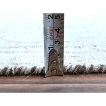 Load image into Gallery viewer, 9&#39;8&quot;x12&#39;10&quot; Beige Hand Knotted Worn Wool, Cropped Thin Distressed Look Vintage Persian Kerman Oriental Rug FWR487488