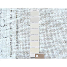 Load image into Gallery viewer, 8&#39;7&quot;x12&#39; Beige Hand Knotted Worn Wool, Cropped Thin, Distressed Look Vintage Persian Kerman Oriental Rug FWR487494