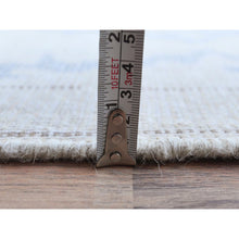 Load image into Gallery viewer, 7&#39;9&quot;x10&#39;7&quot; Beige Old Persian Kerman Shabby Chic, Cropped Thin, Hand Knotted Worn Wool, Distressed Look Oriental Rug FWR487608