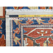 Load image into Gallery viewer, 9&#39;x11&#39;8&quot; Rust Red, Antiqued Persian Serapi Inspired Design, Ghazni Wool, 200 Kpsi Densely Woven, Hand Knotted, Natural Dyes Oriental Rug FWR487632