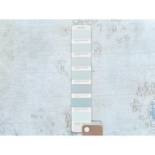 Load image into Gallery viewer, 9&#39;7&quot;x13&#39;10&quot; Light Blue Worn Wool, Cropped Thin, Hand Knotted Distressed Look Shabby Chic Semi Antique Persian Kerman Oriental Rug FWR489702