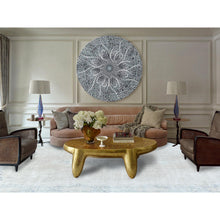 Load image into Gallery viewer, 9&#39;7&quot;x13&#39;2&quot; Beige Vintage Persian Kerman Shabby Chic, Sheared Low, Worn Wool Distressed Look Hand Knotted Oriental Rug FWR489768