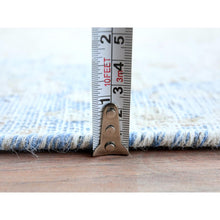 Load image into Gallery viewer, 8&#39;2&quot;x13&#39; Ivory Semi Antique Persian Kerman Hand Knotted Cropped Thin, Worn Wool Distressed Look Shabby Chic Oriental Rug FWR489774