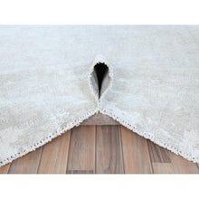 Load image into Gallery viewer, 8&#39;x11&#39; Faded Red Vintage Persian Kerman Hand Knotted Worn Wool, Cropped Thin, Shabby Chic, Distressed Look Oriental Rug FWR489780