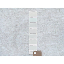 Load image into Gallery viewer, 8&#39;x11&#39; Faded Red Vintage Persian Kerman Hand Knotted Worn Wool, Cropped Thin, Shabby Chic, Distressed Look Oriental Rug FWR489780