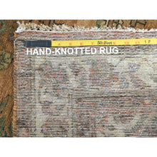 Load image into Gallery viewer, 3&#39;3&quot;x9&#39;8&quot; Vintage And Worn Down Persian Shiraz Wide Runner Hand Knotted Bohemian Rug FWR324522