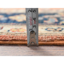 Load image into Gallery viewer, 4&#39;x5&#39;10&quot; Burnt Orange Hand Knotted Pure Wool, Natural Dyes, Afghan Peshawar With Heriz Design Oriental Rug FWR490356