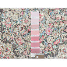 Load image into Gallery viewer, 1&#39;8&quot;x2&#39;4&quot; Colorful, Worn Wool Hand Knotted, Old Persian Kerman Cropped Thin Distressed Look, Oriental Mat Rug FWR491766