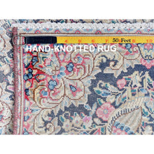 Load image into Gallery viewer, 1&#39;8&quot;x2&#39;4&quot; Colorful, Worn Wool Hand Knotted, Old Persian Kerman Cropped Thin Distressed Look, Oriental Mat Rug FWR491766