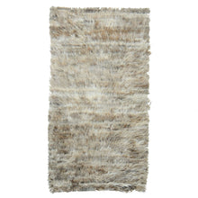 Load image into Gallery viewer, 2&#39;10&quot;x5&#39;5&quot; Beige, Shaggy Moroccan Exotic Texture, Undyed Natural Wool Hand Knotted, Oriental Rug FWR492144