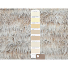 Load image into Gallery viewer, 2&#39;10&quot;x5&#39;5&quot; Beige, Shaggy Moroccan Exotic Texture, Undyed Natural Wool Hand Knotted, Oriental Rug FWR492144