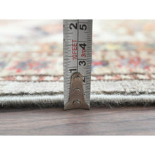 Load image into Gallery viewer, 9&#39;x12&#39;4&quot; Stone Gray, Dense Weave Extra Soft Wool, Hand Knotted Afghan Super Kazak With Geometric Medallions, Vegetable Dyes, Oriental Rug FWR493878