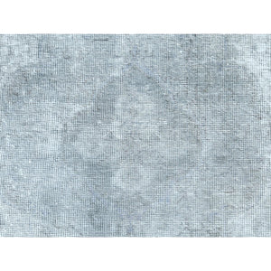 8'10"x12' Blueish Gray, Distressed Feel Worn Wool, Hand Knotted Vintage Persian Tabriz, Shaved Down, Oriental Rug FWR494034