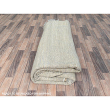 Load image into Gallery viewer, 8&#39;x9&#39;9&quot; Blueish Gray, Shag Flokati Greek Style, Undyed Natural Wool Hand Knotted, Oriental Rug FWR495960