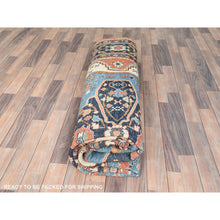 Load image into Gallery viewer, 8&#39;x9&#39;6&quot; Coral Orange, Afghan Peshawar with Large Medallion Heriz Design Vegetable Dyes, 100% Wool Hand Knotted, Oriental Rug FWR496056