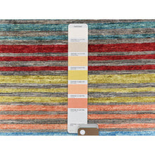 Load image into Gallery viewer, 9&#39;10&quot;x13&#39;2&quot; Colorful, Afghan Super Kazak with Khorjin Design, Natural Dyes, Organic Wool, Hand Knotted, Oriental Rug FWR496122