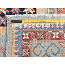 Load image into Gallery viewer, 7&#39;9&quot;x10&#39;8&quot; Ash Gray, Special Kazak With All Over Medallions Natural Dyes, 100% Wool Hand Knotted, Oriental Rug FWR496236