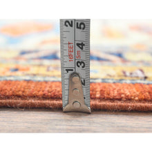 Load image into Gallery viewer, 9&#39;x11&#39;9&quot; Air Force Blue, Serapi Heriz Design 200 Kpsi, Natural Dyes Densely Woven, Soft Wool Hand Knotted, Oriental Rug FWR497280