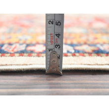 Load image into Gallery viewer, 8&#39;10&quot;x11&#39;9&quot; Cream, Afghan Super Kazak With Large Medallions, Natural Dyes, Dense Weave, Extra Soft Wool, Hand Knotted, Oriental Rug FWR497394