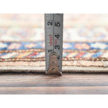 Load image into Gallery viewer, 3&#39;x13&#39;6&quot; Tortilla Brown, Hand Knotted Afghan Super Kazak With Geometric Medallions Design, Natural Dyes Dense Weave, Extra Soft Wool, Runner Oriental Rug FWR497466