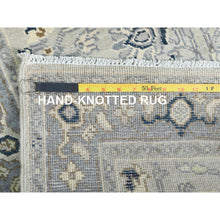 Load image into Gallery viewer, 2&#39;10&quot;x4&#39;10&quot; Beige, Afghan Peshawar With All Over Heriz Design, Natural Dyes, Natural Wool, Hand Knotted, Oriental Rug FWR497508