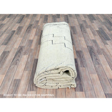 Load image into Gallery viewer, 9&#39;3&quot;x12&#39;6&quot; Ivory, Ben Ourain Moroccan Berber Influence Design, Natural Dyes, Natural Wool, Hand Knotted Oriental Rug FWR497760