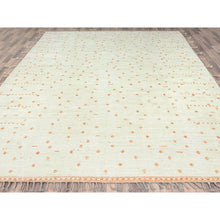 Load image into Gallery viewer, 10&#39;x14&#39;4&quot; Pearl Ivory, Ben Ourain Moroccan Berber Influence Design, Tone On Tone, Organic Wool, Hand Knotted, Oriental Rug FWR497766