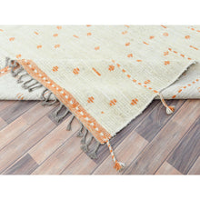 Load image into Gallery viewer, 10&#39;x14&#39;4&quot; Pearl Ivory, Ben Ourain Moroccan Berber Influence Design, Tone On Tone, Organic Wool, Hand Knotted, Oriental Rug FWR497766