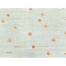 Load image into Gallery viewer, 10&#39;x14&#39;4&quot; Pearl Ivory, Ben Ourain Moroccan Berber Influence Design, Tone On Tone, Organic Wool, Hand Knotted, Oriental Rug FWR497766