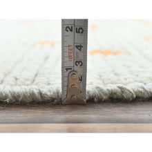 Load image into Gallery viewer, 10&#39;x14&#39;4&quot; Pearl Ivory, Ben Ourain Moroccan Berber Influence Design, Tone On Tone, Organic Wool, Hand Knotted, Oriental Rug FWR497766