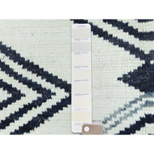 Load image into Gallery viewer, 8&#39;x10&#39;10&quot; Pearl Ivory, Ben Ourain Moroccan Berber Influence Design, Natural Dyes, Soft Wool, Hand Knotted Oriental Rug FWR497820