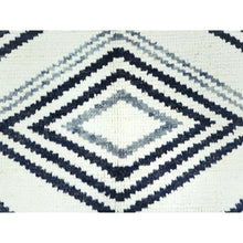 Load image into Gallery viewer, 8&#39;x10&#39;10&quot; Pearl Ivory, Ben Ourain Moroccan Berber Influence Design, Natural Dyes, Soft Wool, Hand Knotted Oriental Rug FWR497820