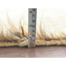 Load image into Gallery viewer, 12&#39;4&quot;x18&#39;1&quot; Ivory, Natural Dyes Pure Wool, Hand Knotted Ben Ourain Moroccan Berber Shilhah Design, Oversized Oriental Rug FWR497922