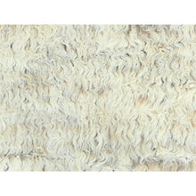 Load image into Gallery viewer, 8&#39;1&quot;x10&#39;1&quot;Pearl Ivory, Ben Ourain Moroccan Berber Shilhah Design, Natural Dyes, Soft Wool, Hand Knotted Oriental Rug FWR497928