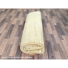 Load image into Gallery viewer, 8&#39;1&quot;x10&#39;1&quot;Pearl Ivory, Ben Ourain Moroccan Berber Shilhah Design, Natural Dyes, Soft Wool, Hand Knotted Oriental Rug FWR497928