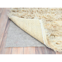 Load image into Gallery viewer, 2&#39;6&quot;x8&#39; Linen Ivory, Ben Ourain Moroccan Berber Shilhah Design, Natural Dyes, Natural Wool, Hand Knotted, Runner Oriental Rug FWR497940