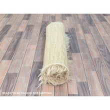 Load image into Gallery viewer, 2&#39;6&quot;x8&#39; Linen Ivory, Ben Ourain Moroccan Berber Shilhah Design, Natural Dyes, Natural Wool, Hand Knotted, Runner Oriental Rug FWR497940