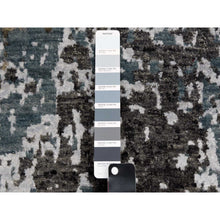 Load image into Gallery viewer, 12&#39;x15&#39;2&quot; Blue Hand Knotted, Densely Woven, Persian Knot Abstract Design All Wool, Oversized Oriental Rug FWR498216