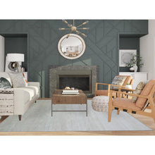 Load image into Gallery viewer, 8&#39;1&quot;x10&#39;3&quot; Bleeker Beige, Denser Weave Tone On Tone, Hand Knotted Natural Wool With Grass Design, Oriental Rug FWR498636