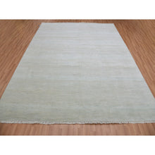 Load image into Gallery viewer, 8&#39;1&quot;x10&#39;3&quot; Bleeker Beige, Denser Weave Tone On Tone, Hand Knotted Natural Wool With Grass Design, Oriental Rug FWR498636