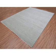 Load image into Gallery viewer, 8&#39;1&quot;x10&#39;3&quot; Bleeker Beige, Denser Weave Tone On Tone, Hand Knotted Natural Wool With Grass Design, Oriental Rug FWR498636
