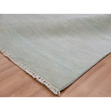 Load image into Gallery viewer, 8&#39;1&quot;x10&#39;3&quot; Bleeker Beige, Denser Weave Tone On Tone, Hand Knotted Natural Wool With Grass Design, Oriental Rug FWR498636