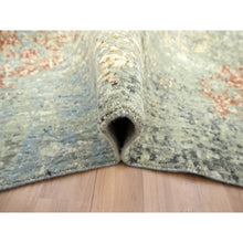 Load image into Gallery viewer, 8&#39;x10&#39;6&quot; Rust Red With Gray, Persian Knot, Abstract With Galaxy Design, Pure Wool, Hand Knotted, Densely Woven, Oriental Rug FWR498816